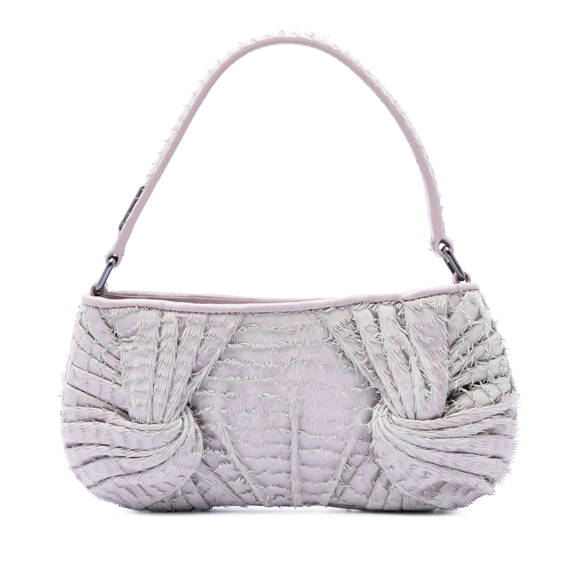 Pre-Loved Burberry Prorsum Leather Fringed Shoulder Bag